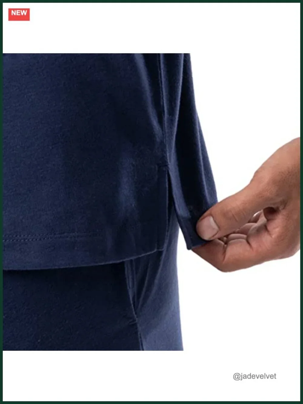 Sueded Jersey Knit Pajama Set Long Sleeve Button Up Notch Collar Relaxed Fit